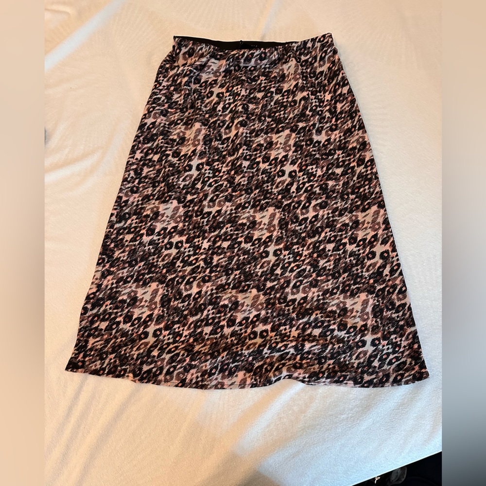 Cheetah print skirt
